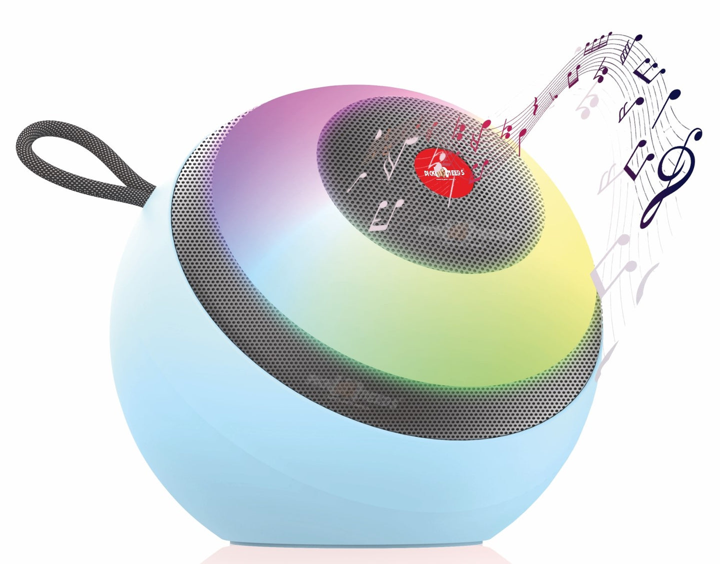 Pick Ur Needs Compact Rechargebale Wireless Speaker, RGB LED, 5W Bluetooth Speaker  (Blue)